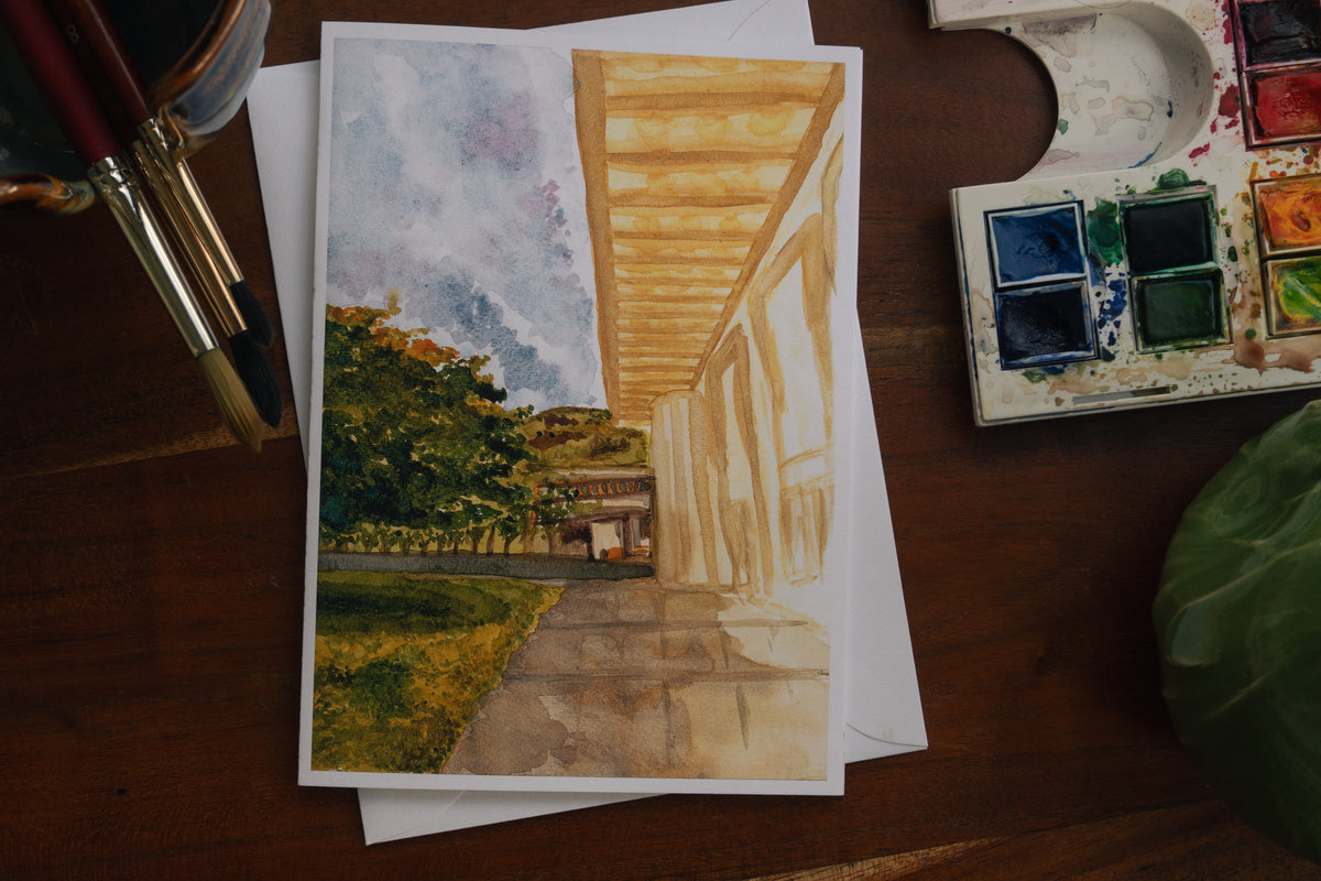 Look Up — Watercolor Cards About Light, Memory, and Place