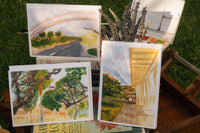 Look Up — Watercolor Cards About Light, Memory, and Place