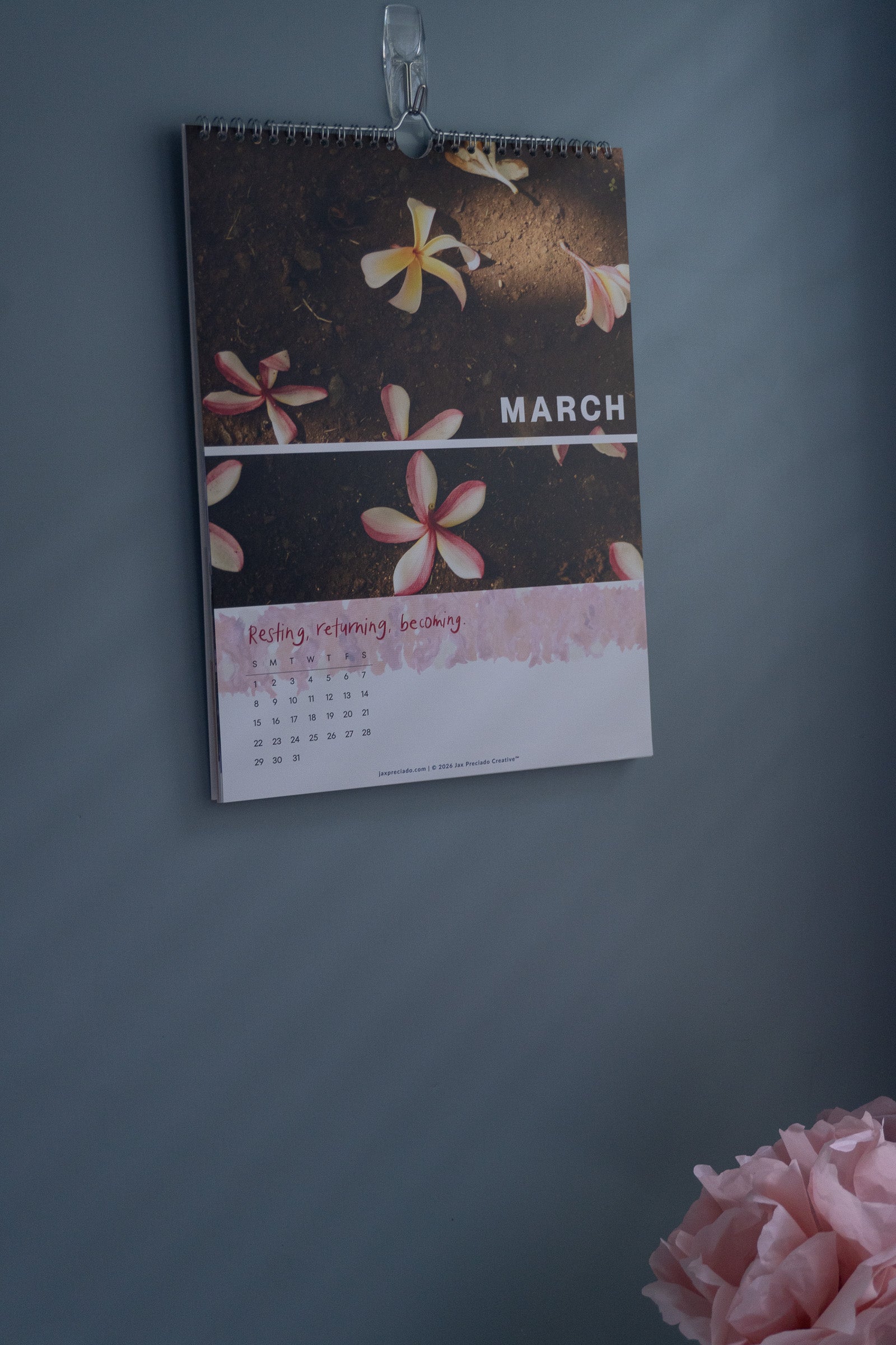 Joy + Light — 12-Month Wall Calendar