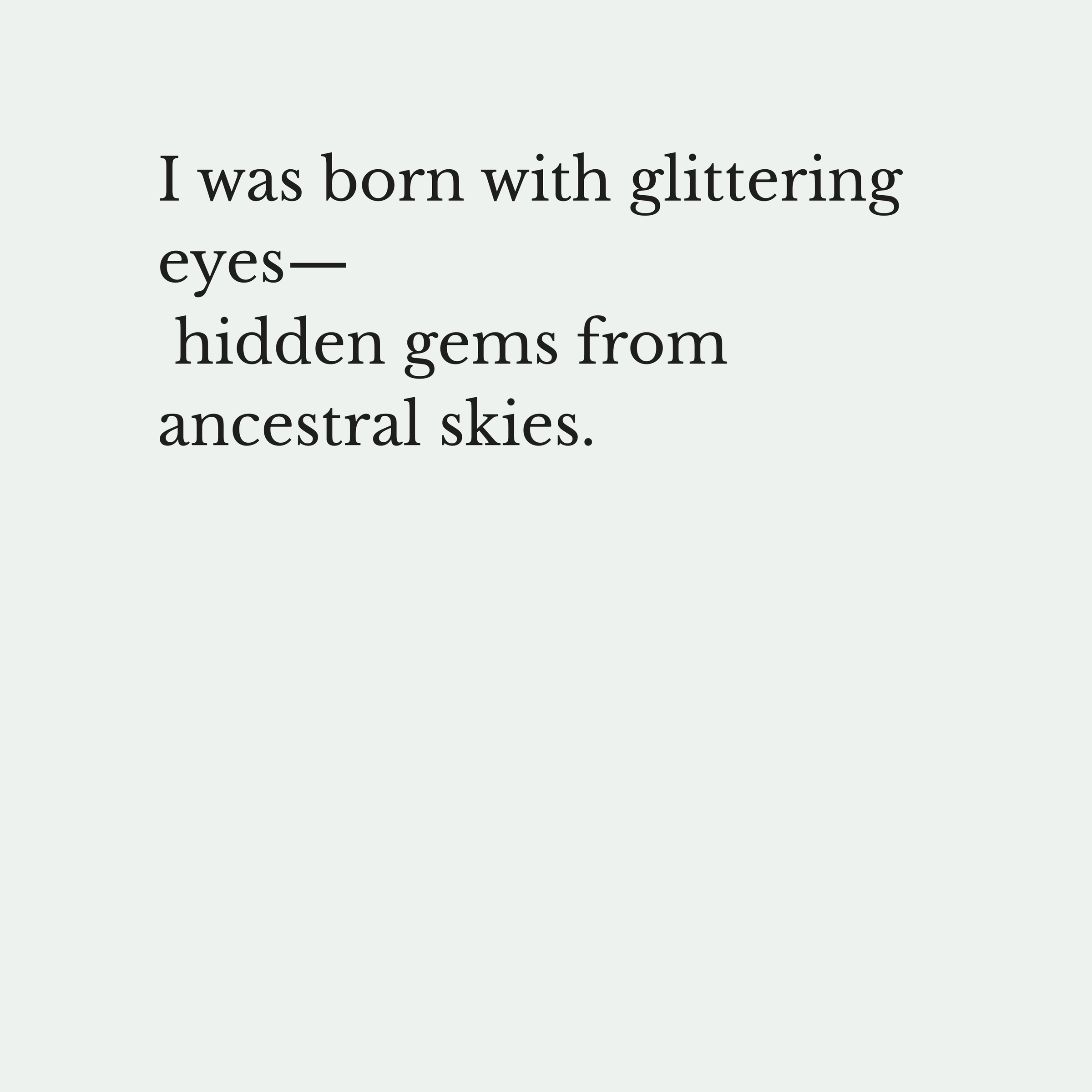 Inherited Wonder — A Poem by Jax Preciado (Digital Download)