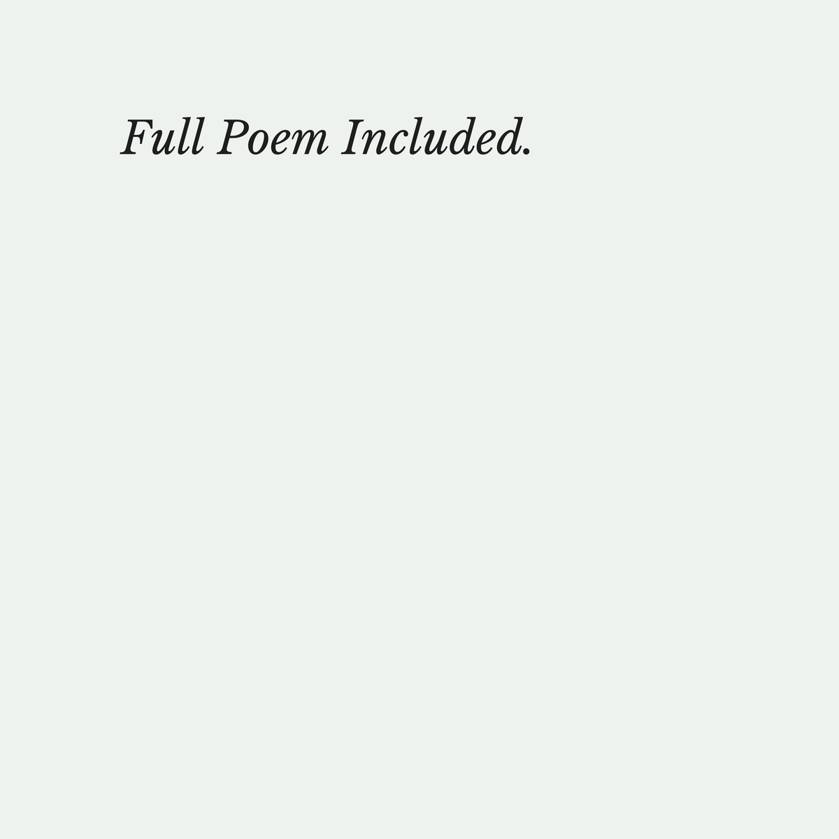 Inherited Wonder — A Poem by Jax Preciado (Digital Download)
