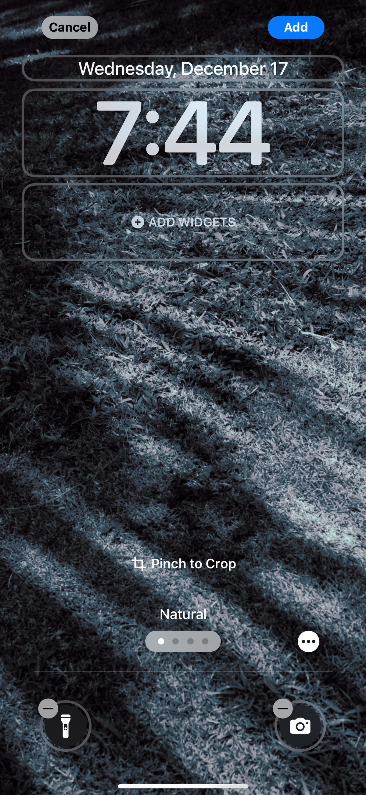 Palm shadow phone wallpaper in charcoal tones with subtle texture and contrast