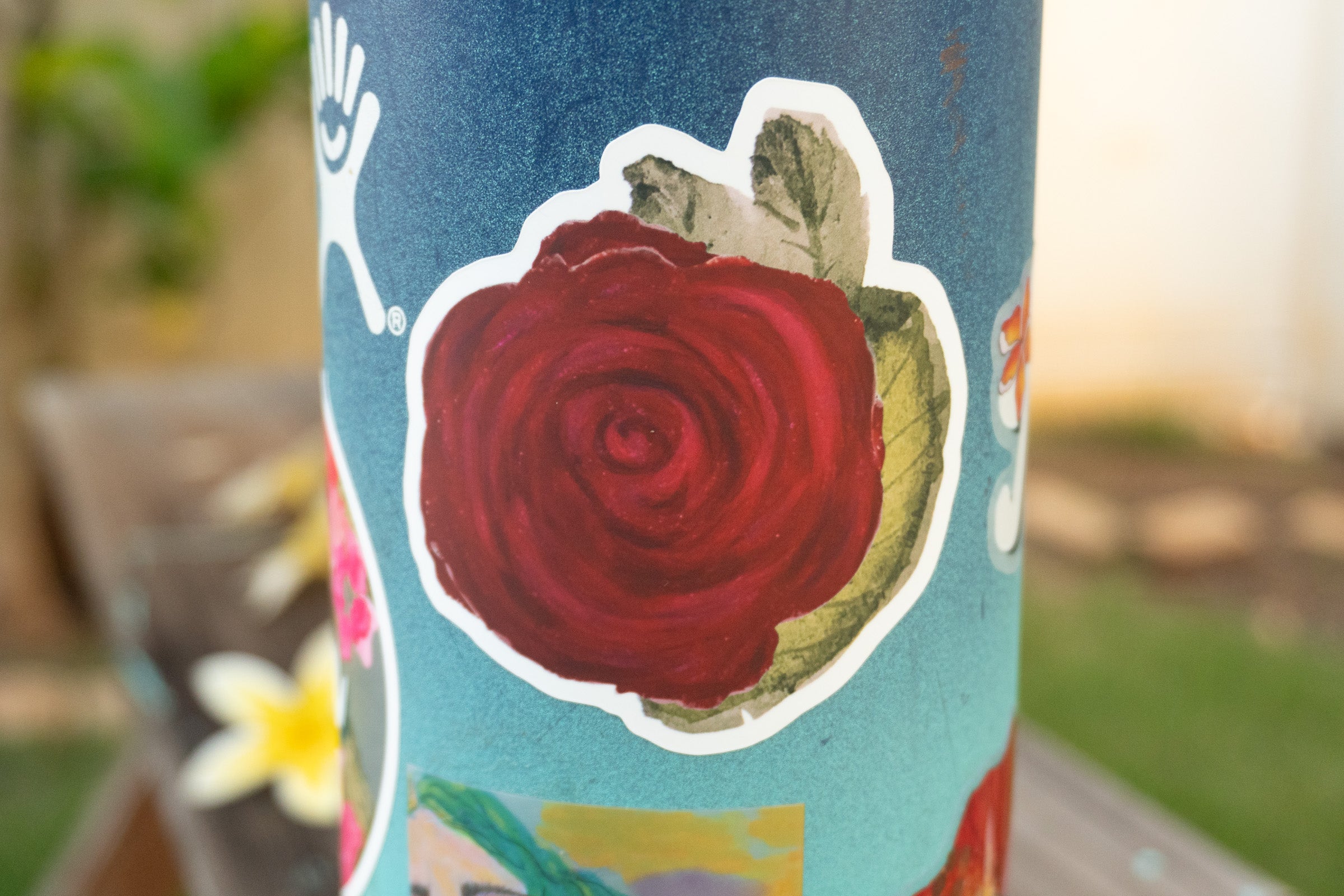 Hawaiʻi Floral Sticker Set – Botanical Trio | Watercolor Vinyl Bundle