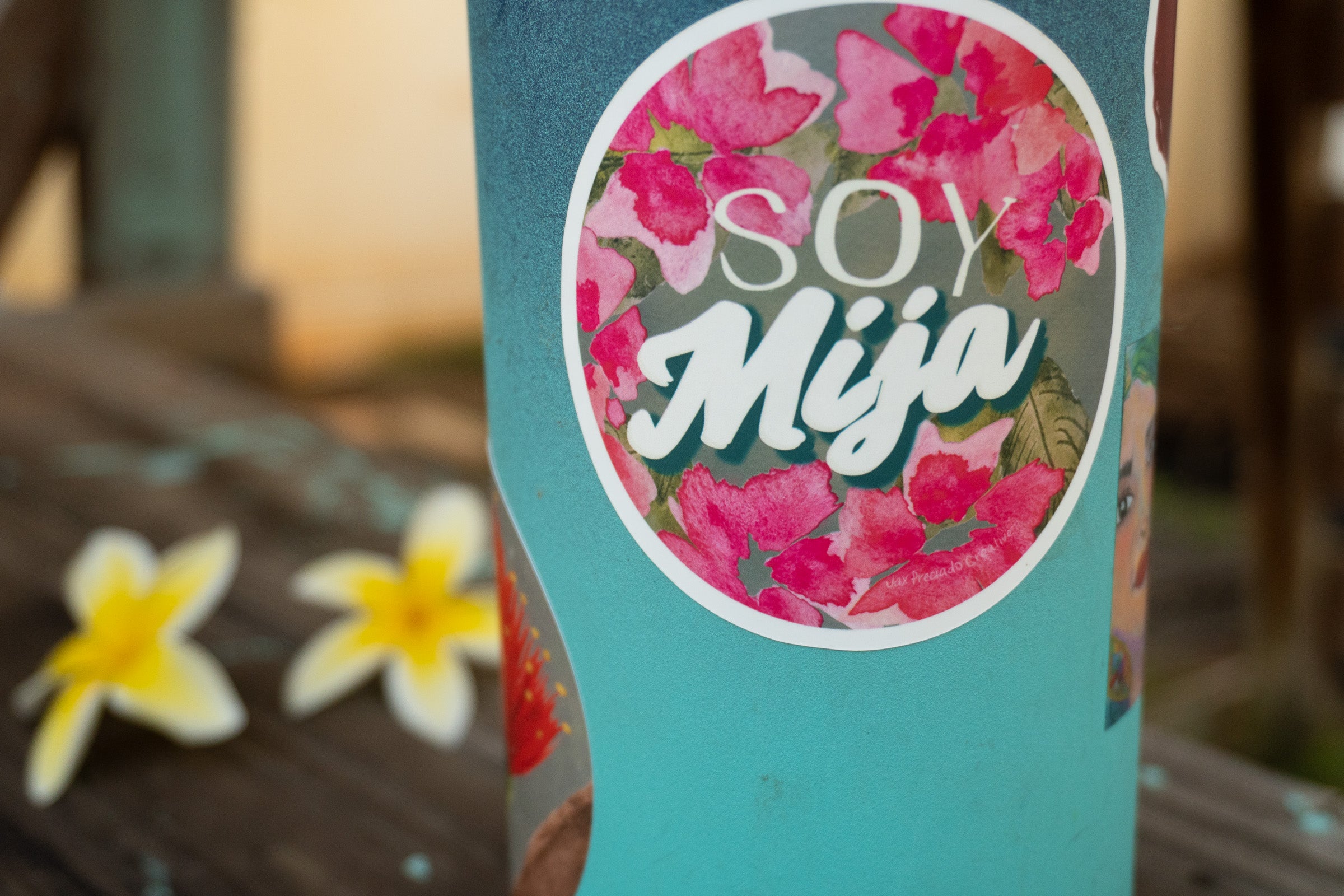 Soy Mija Vinyl Sticker – 3” Circle | Latina Heritage Art